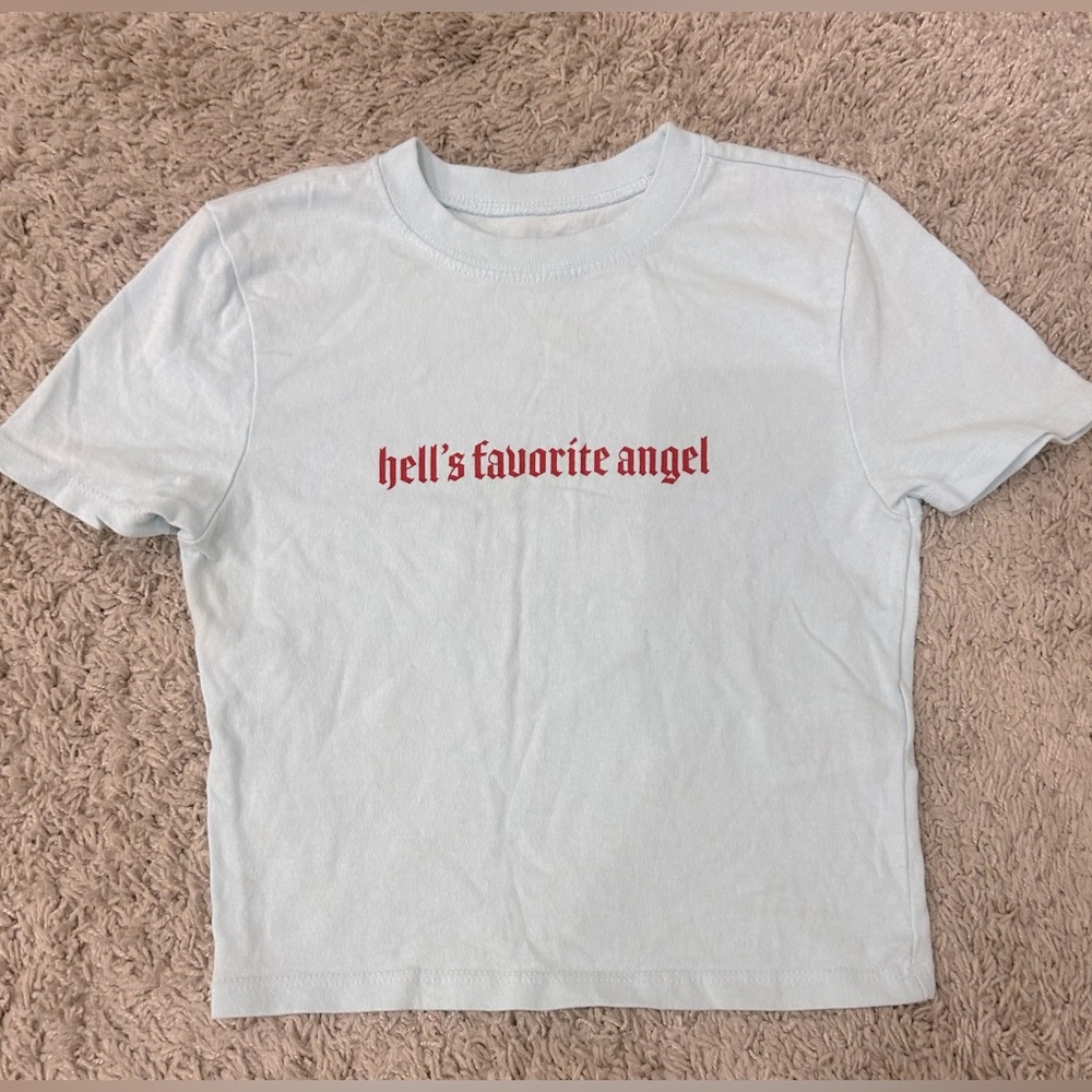 Light blue baby t shirt